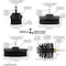 Drill Brush Power Scrubber By Useful Products 5 in W 5 in L Brush, Black K-S-5542O-QC-DB - alternate 4